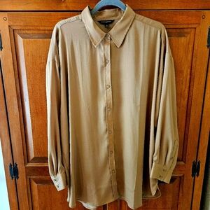 Banana Republic golden/taupe tunic
